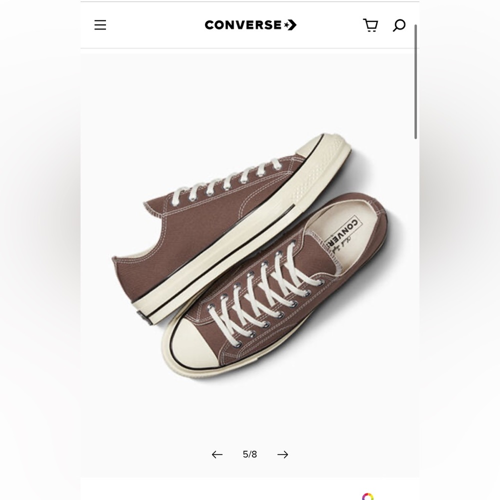 Brown converse Chuck Taylor